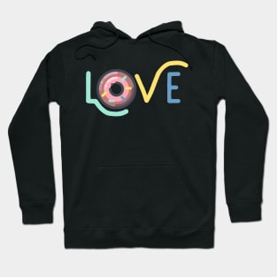 Crispy Creamy Icing Sprinkles Donut Love Hoodie